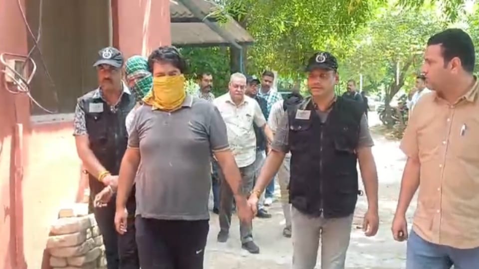 Liquor businessman Shantanu murder case police brought Rajan on production remand from Yamunanagar jail
