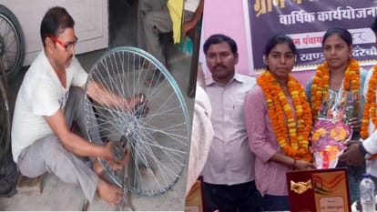 देव सिंह और उनकी दोनों बेटियां