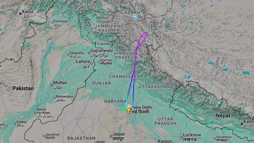 Emergency landing of Indigo plane going from Delhi to Leh; Technical glitch in Hyderabad-Tirupati flight