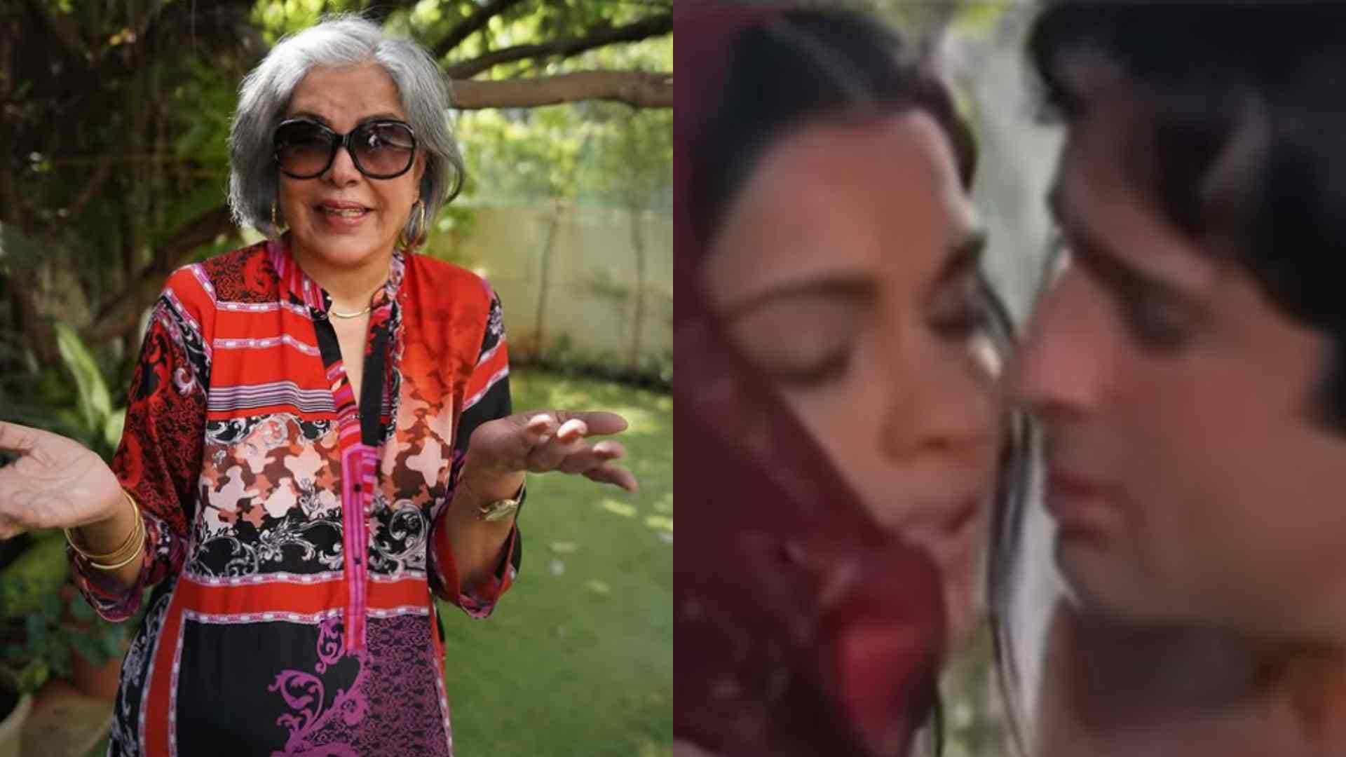Zeenat Aman shares her first on screen kiss video with Shashi Kapoor from Movie Satyam Shivam Sundaram