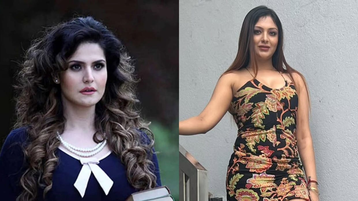 Khushi mukherjee gives reply to zareen khan for trolling her to wearing bold dress