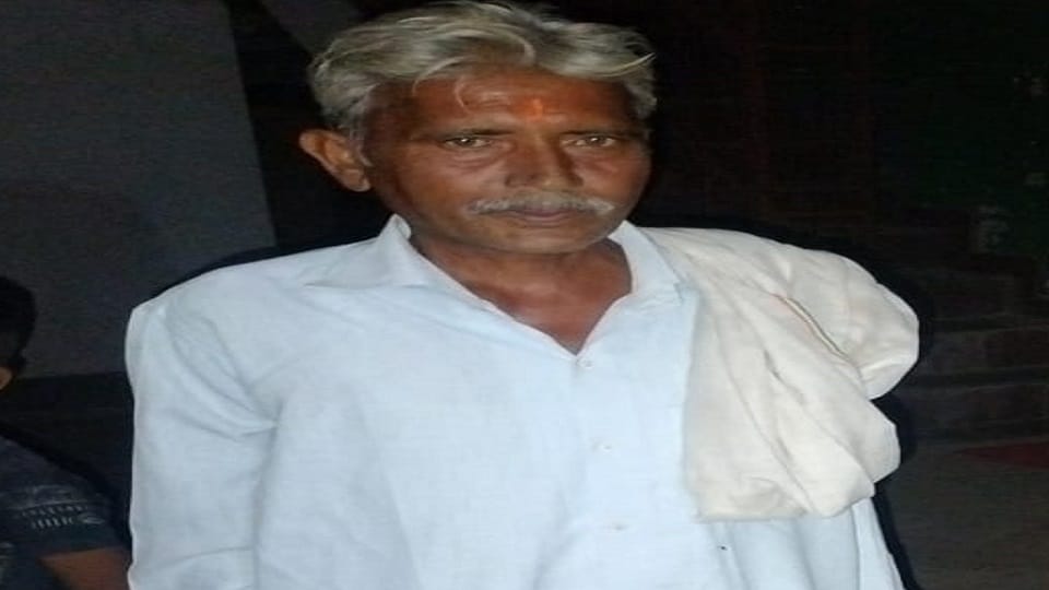 old man died from falling from the roof