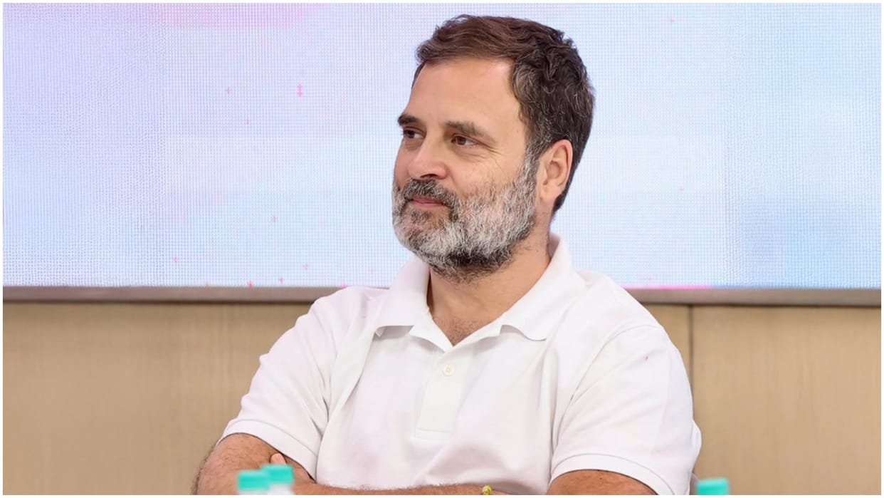 Rahul Gandhi made a secret visit to Noida