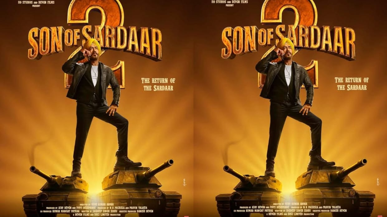 Son Of Sardaar 2 first poster released Ajay Devgn film will release on 25 July