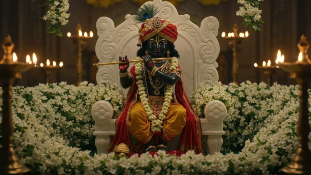 thiruvarppu krishna temple kerala where lord krishna always hungry and idol become slim