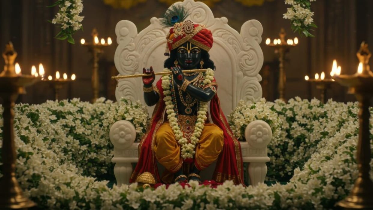 thiruvarppu krishna temple kerala where lord krishna always hungry and idol become slim