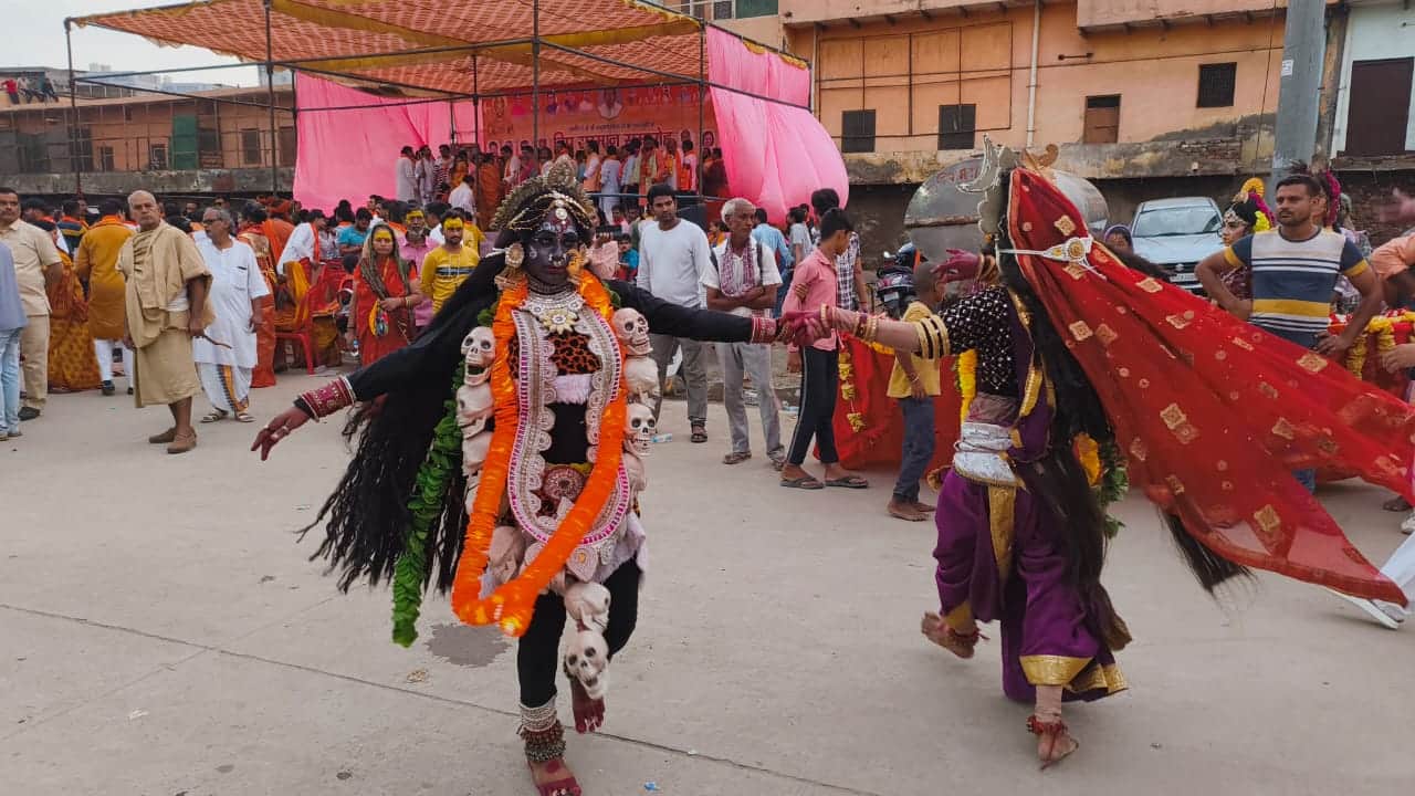 shobhayatra of Lord Parshuram organised in Vrindavan