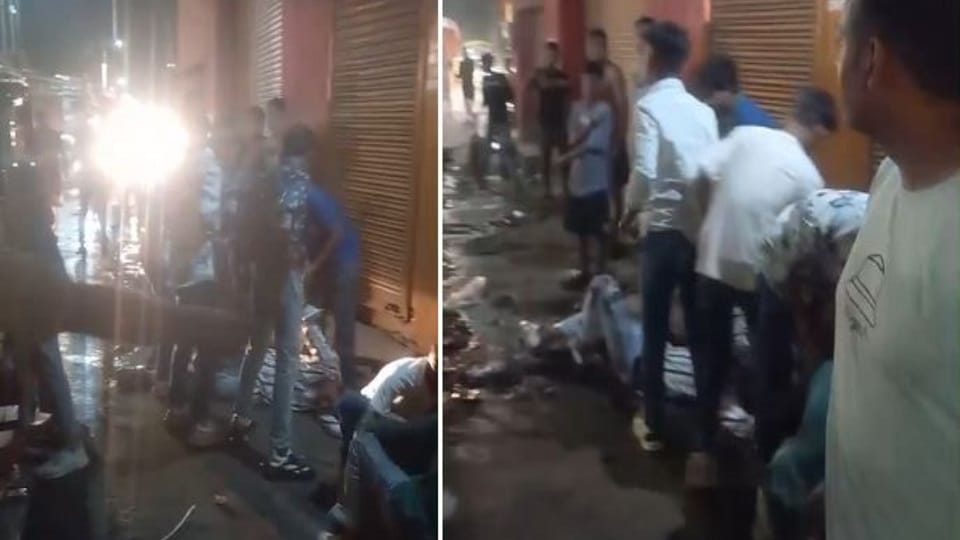Horrible accident after birthday party Three friends fell from Ambedkar bridge one died