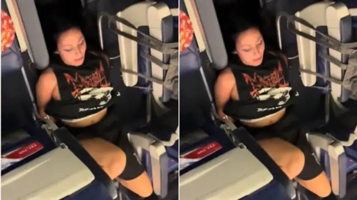 Drunk Woman Assaults Passenger and Kicks Crew Members on New York Flight; Video Goes Viral