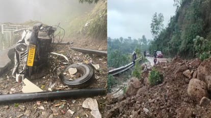 Himachal Weather: knocks with Heavy rains, landslide Kangra, alert for heavy rain for a we