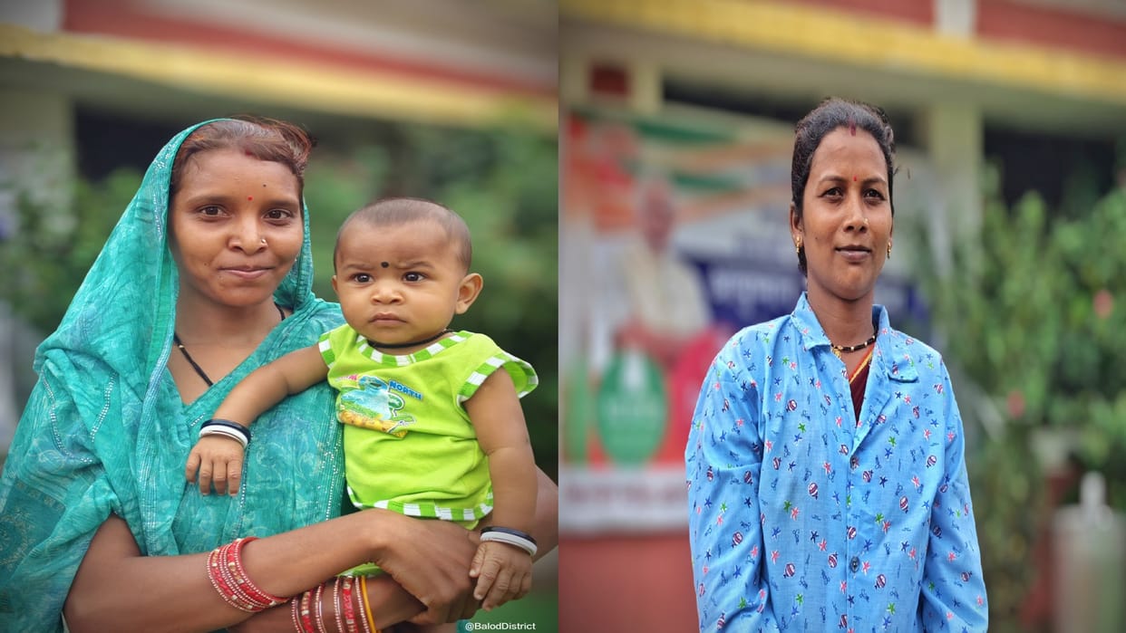 Tribal women praised the camp for resolving their problems in Chhattisgarh