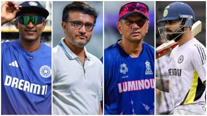 सुदर्शन, गांगुली, द्रविड़ और कोहली