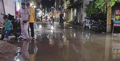 Kanpur Seven crore cleaned drains are dirty waterlogging in many localities in the first rain itself