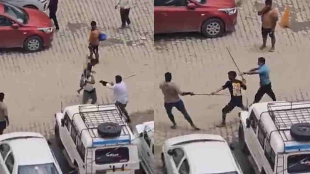Kedarnath Video Viral on Social media Fight between parking staff and passengers five people arrested