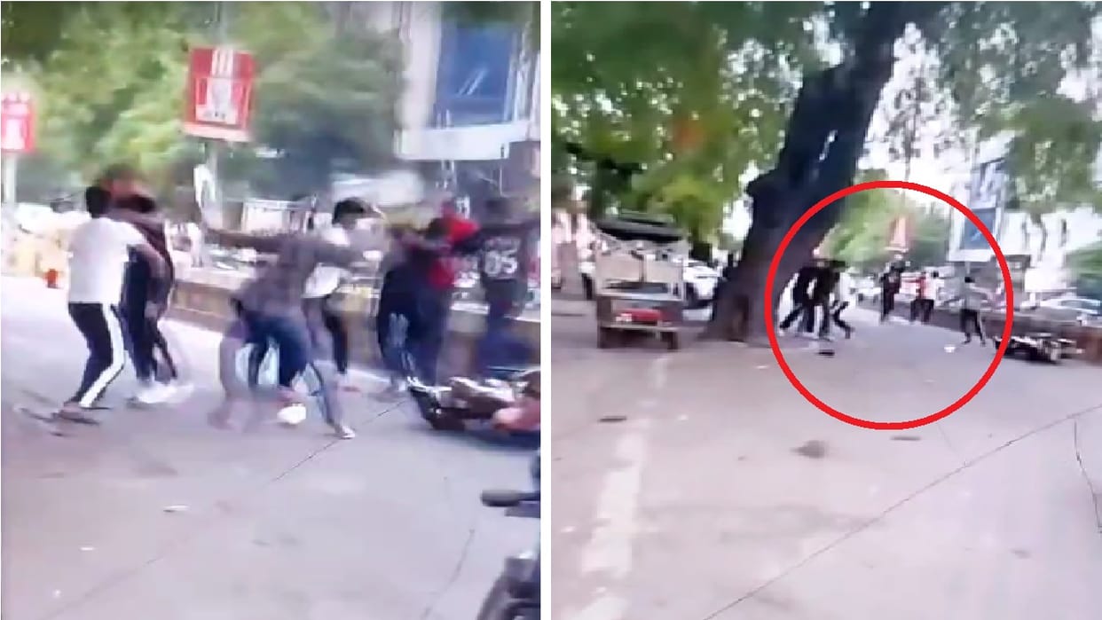 Two friends were beaten up outside gym for refusing to sit on bike