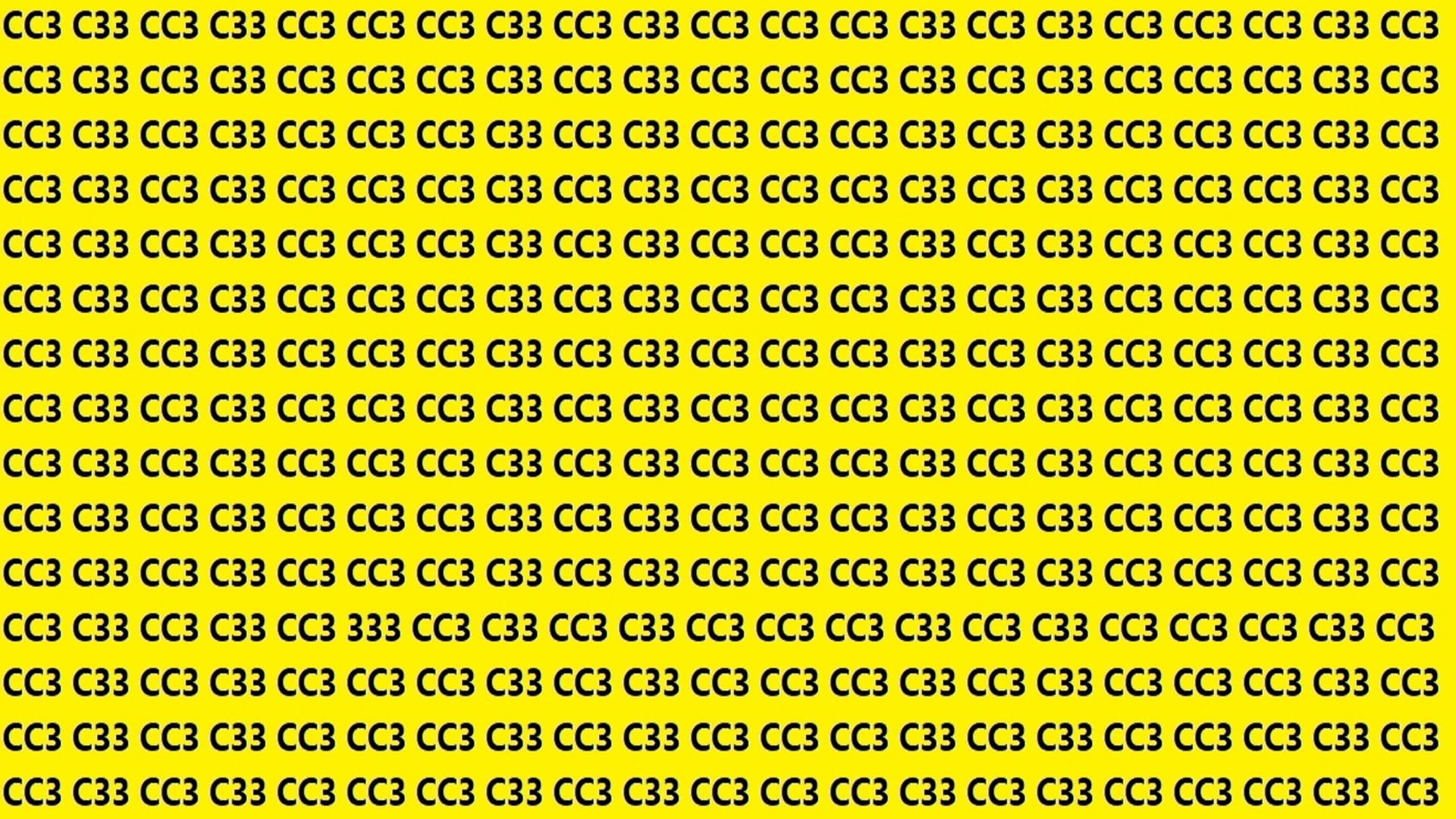 Optical Illusions Iq Test brain Test Can You Spot 333 in 15 seconds