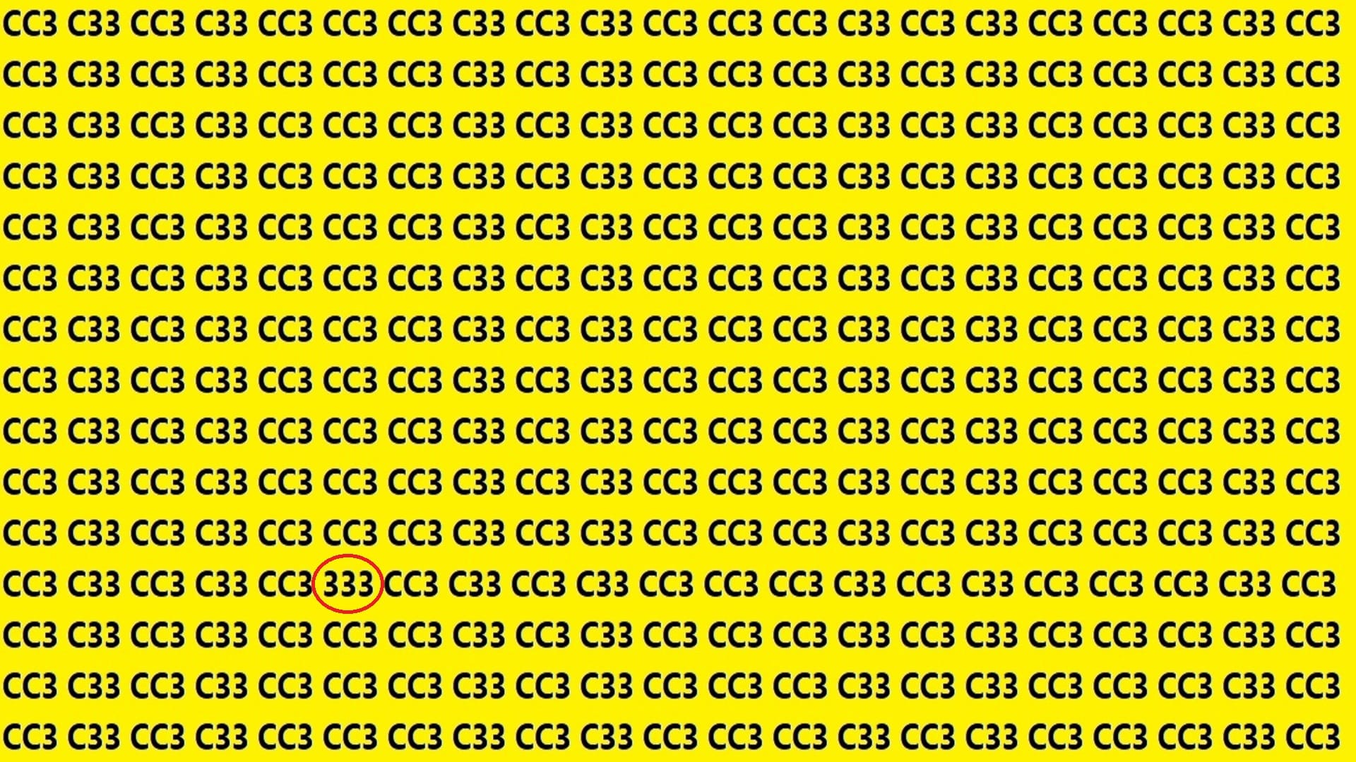 Optical Illusions Iq Test brain Test Can You Spot 333 in 15 seconds