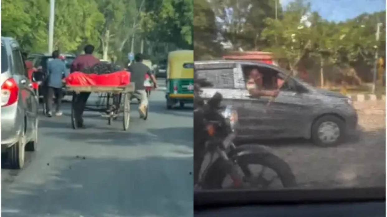 Policemen took berries from a street vendor but did not pay the money threatened the vendor Video Viral