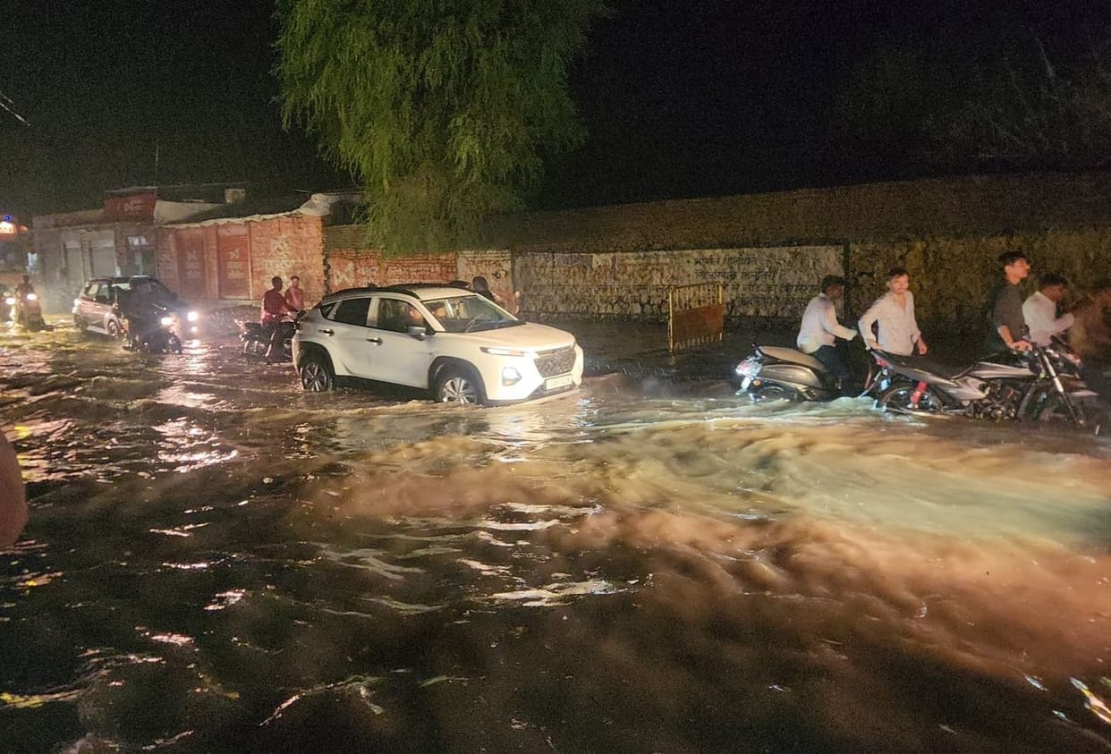 Monsoon Update: First Rainfall in Balotra Exposes Municipal Claims, Poor Drainage Leads to Waterlogging Chaos