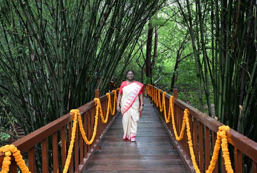 Draupadi Murmu inaugurated Rashtrapati Niketan in Dehradun met visually impaired children on her birthday