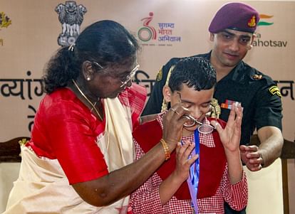 Draupadi Murmu inaugurated Rashtrapati Niketan in Dehradun met visually impaired children on her birthday
