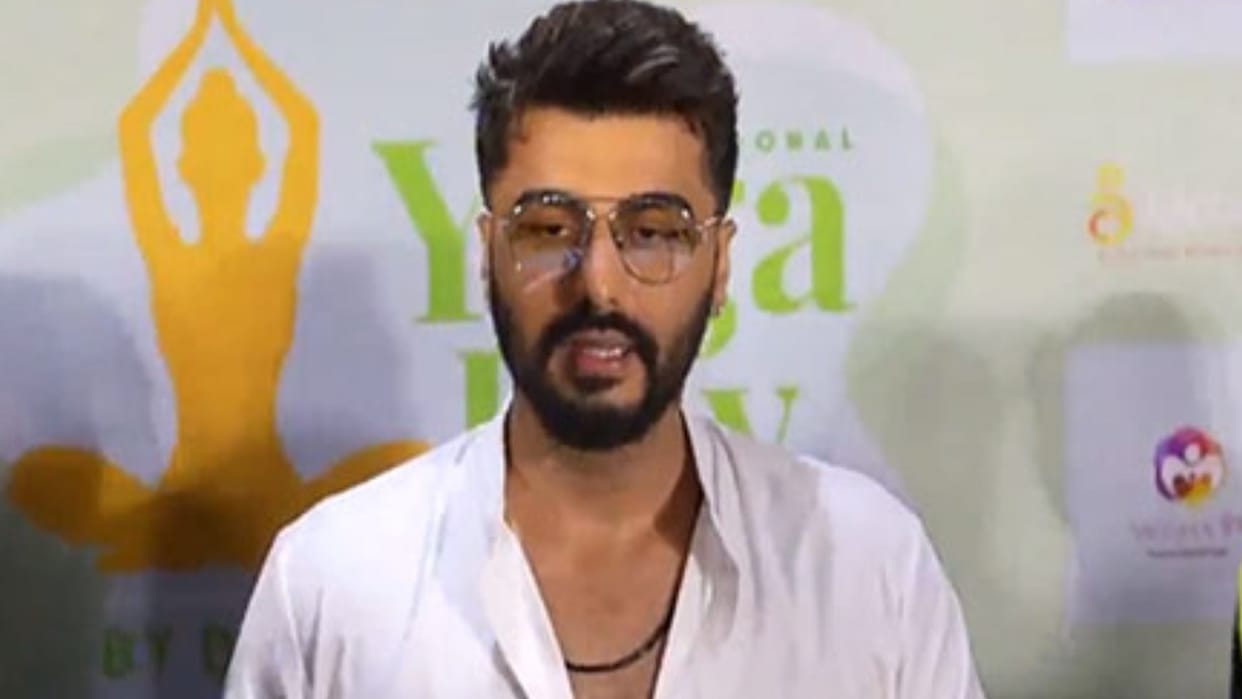 Arjun Kapoor nice message on International Day Of Yoga says start walking start yoga