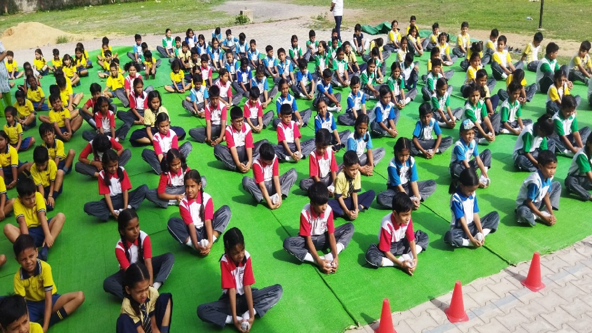 International Yoga Day 2025 celebrated at Shivam Educational Academy Indraprastha raipura raipur