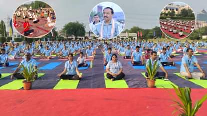 गाजियाबाद में मना योग दिवस