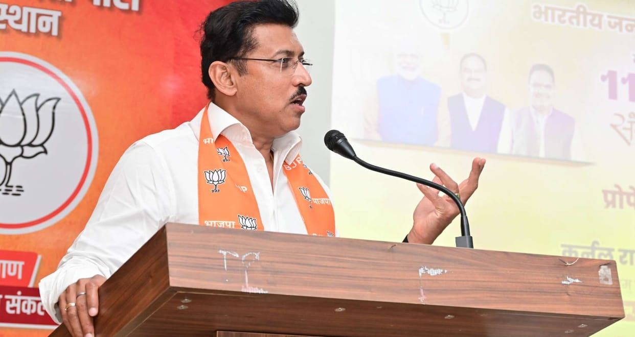Modi Era Redefined India says Rajyavardhan Rathore at BJP's Jaipur Professional Meet