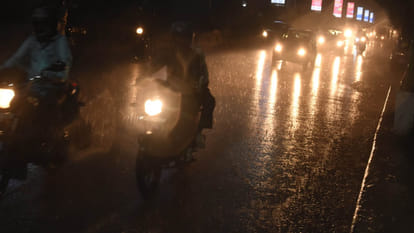 Weather Update: Humidity made people miserable throughout the day, heavy rain at night brought relief