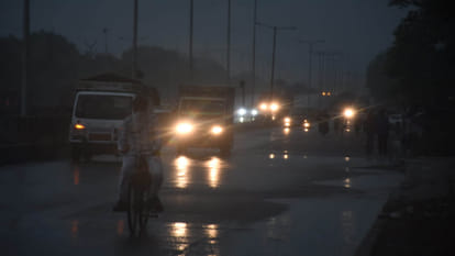 Weather Update: Humidity made people miserable throughout the day, heavy rain at night brought relief