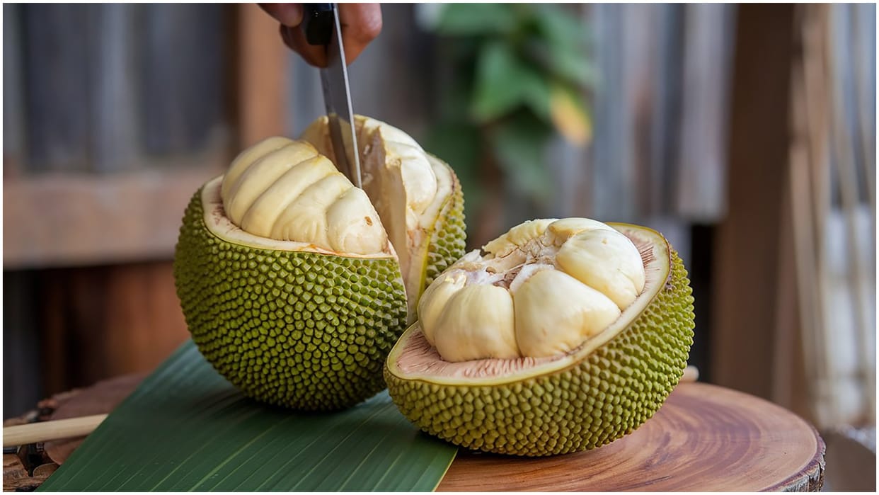 Jackfruit Cutting Tips Easy Tricks to Avoid Stickiness on Hands Kathal Katne ka tarika
