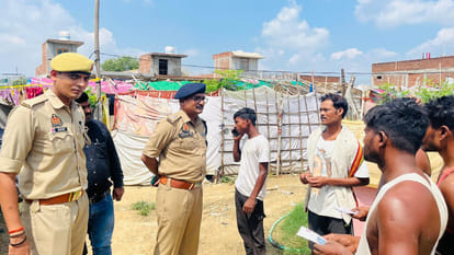Kanpur: Police interrogated people in Indiranagar on suspicion of being Rohingya, checked documents