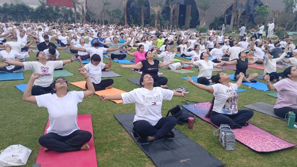 International Yoga Day Celebrated in Punjab BSF Attari border