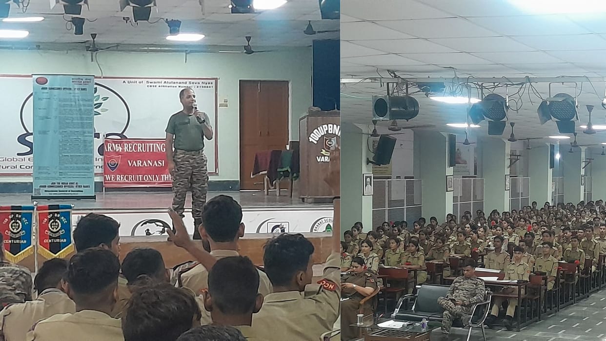NCC cadets were given information about Agniveer training camp concluded