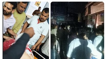 Meerut: Masked miscreants shot Mawana Vyapar Mandal President, stampede broke out in Gol Market.