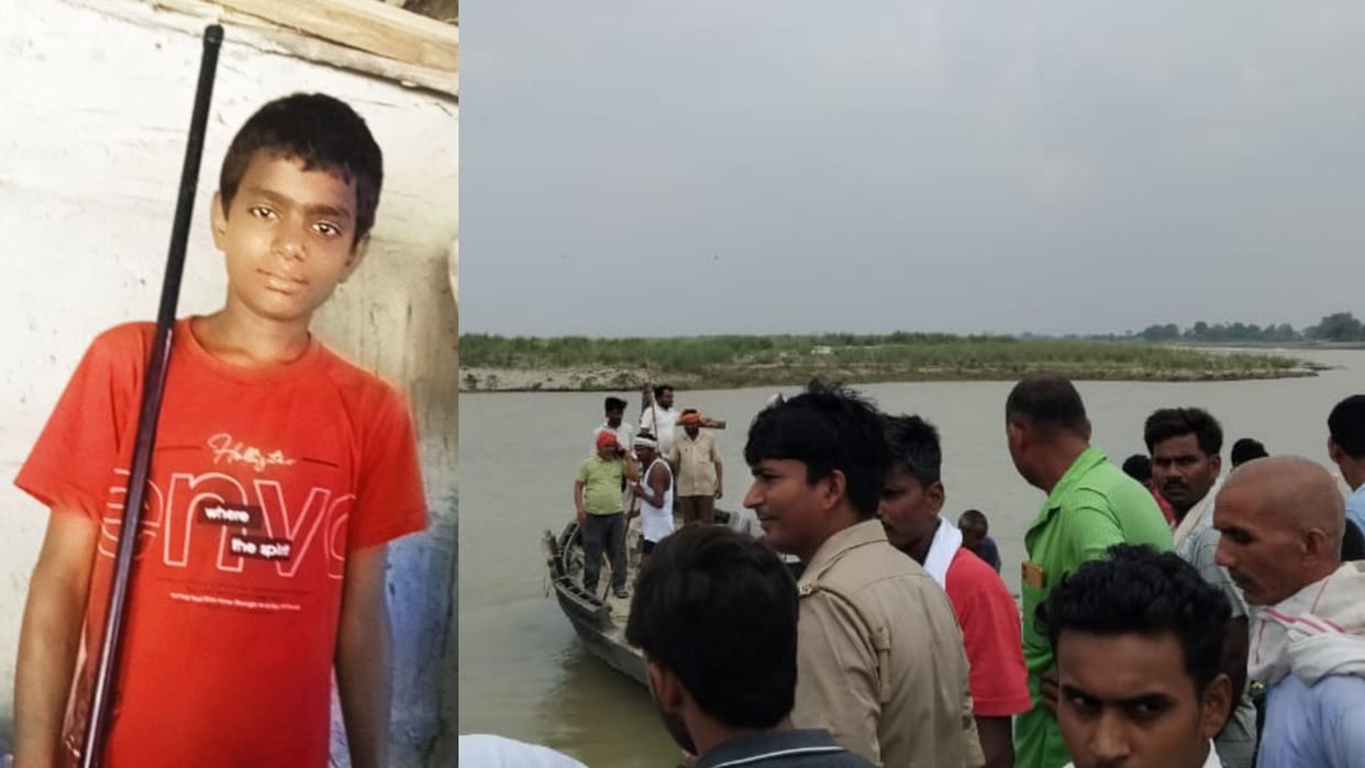 Gonda: A crocodile dragged away a teenager who was bathing a buffalo in the river