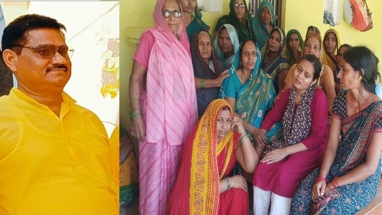 Retired soldier died in Sant Kabir Nagar, lived in a house with wife and children in Siswania village