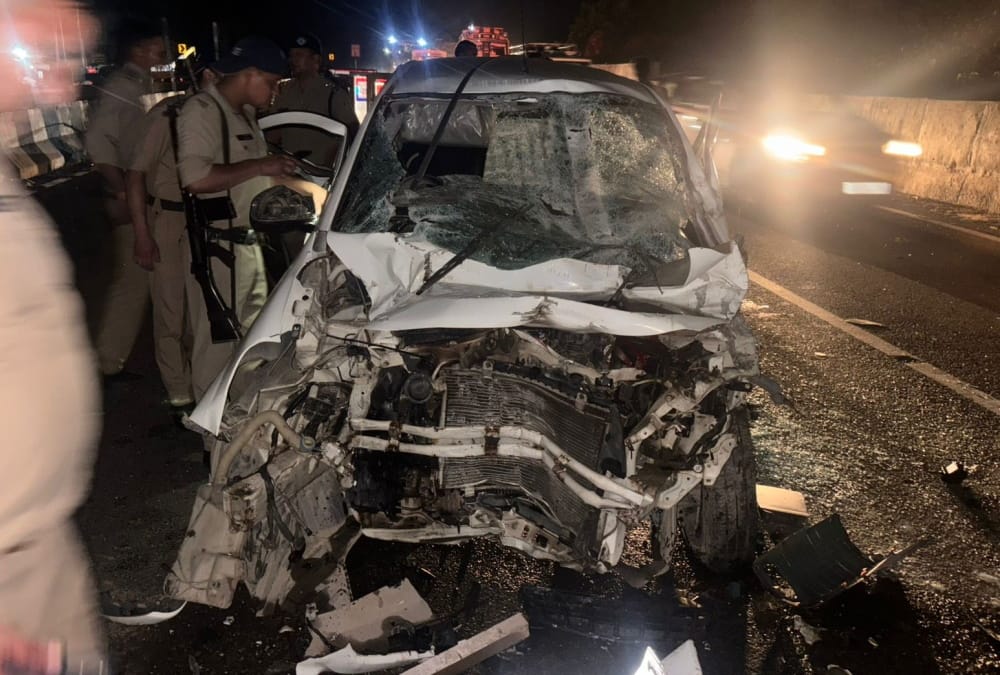 Dehradun Road Accident Four Friends from Haryana first journey in first car to destination of death