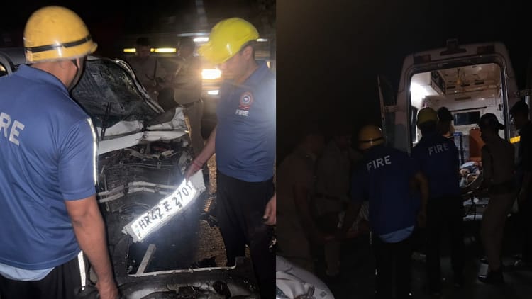 Dehradun Accident: आशारोड़ी में दर्दनाक हादसा, सीमेंट के ट्रेलर में घुसी कार, हरियाणा के चार लोगों की मौत