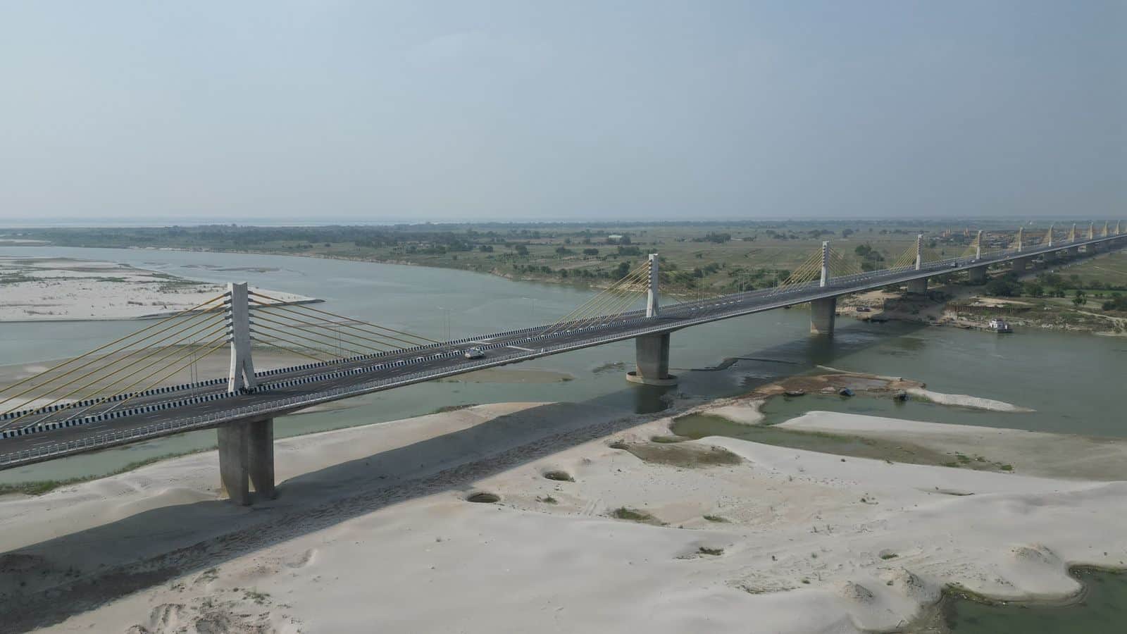 Bihar: Inauguration of Kachi Dargah-Bidupur six lane bridge CM Nitish Kumar Raghopur Tejashwi Yadav Ganga