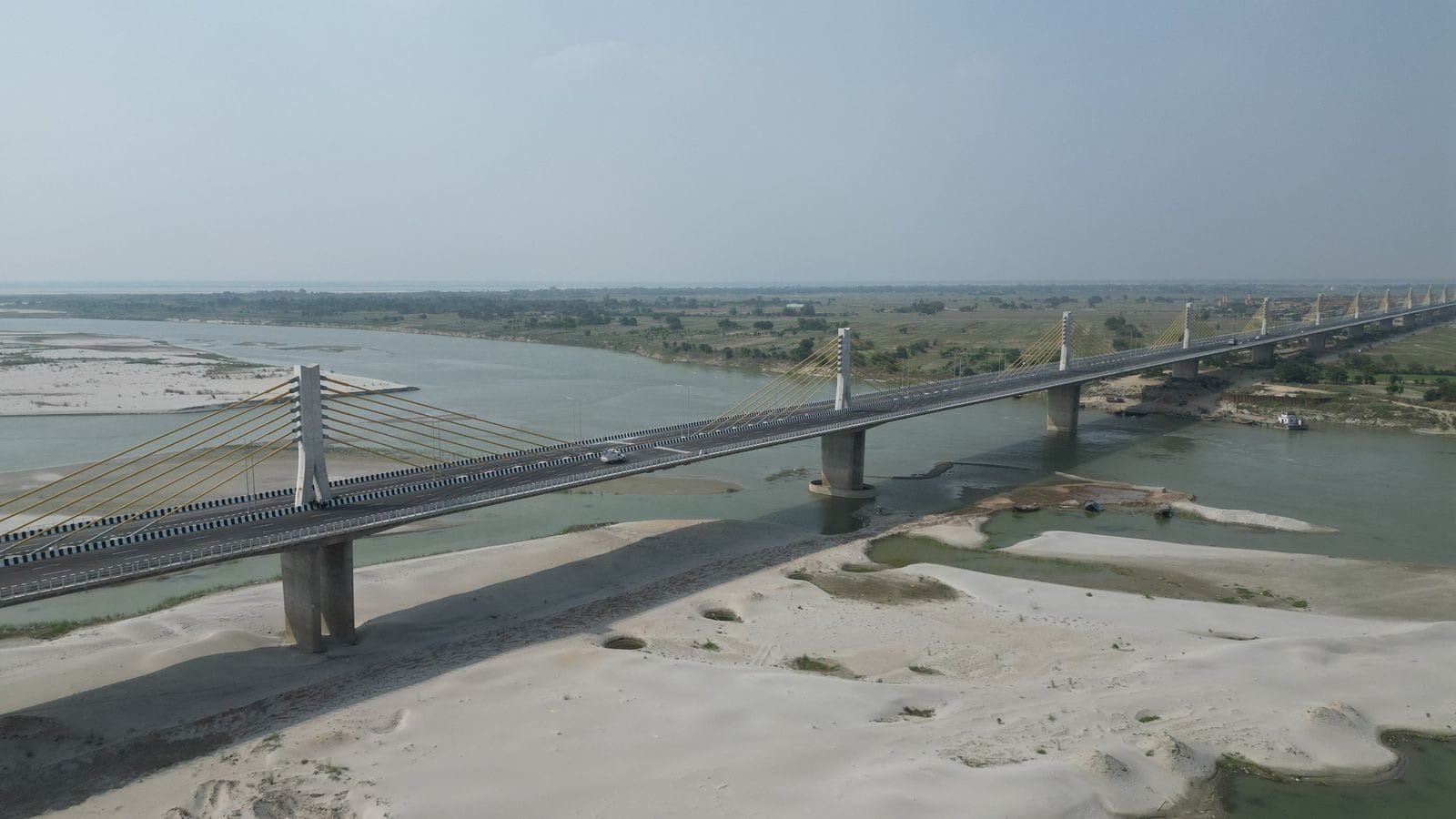Bihar: Inauguration of Kachi Dargah-Bidupur six lane bridge CM Nitish Kumar Raghopur Tejashwi Yadav Ganga