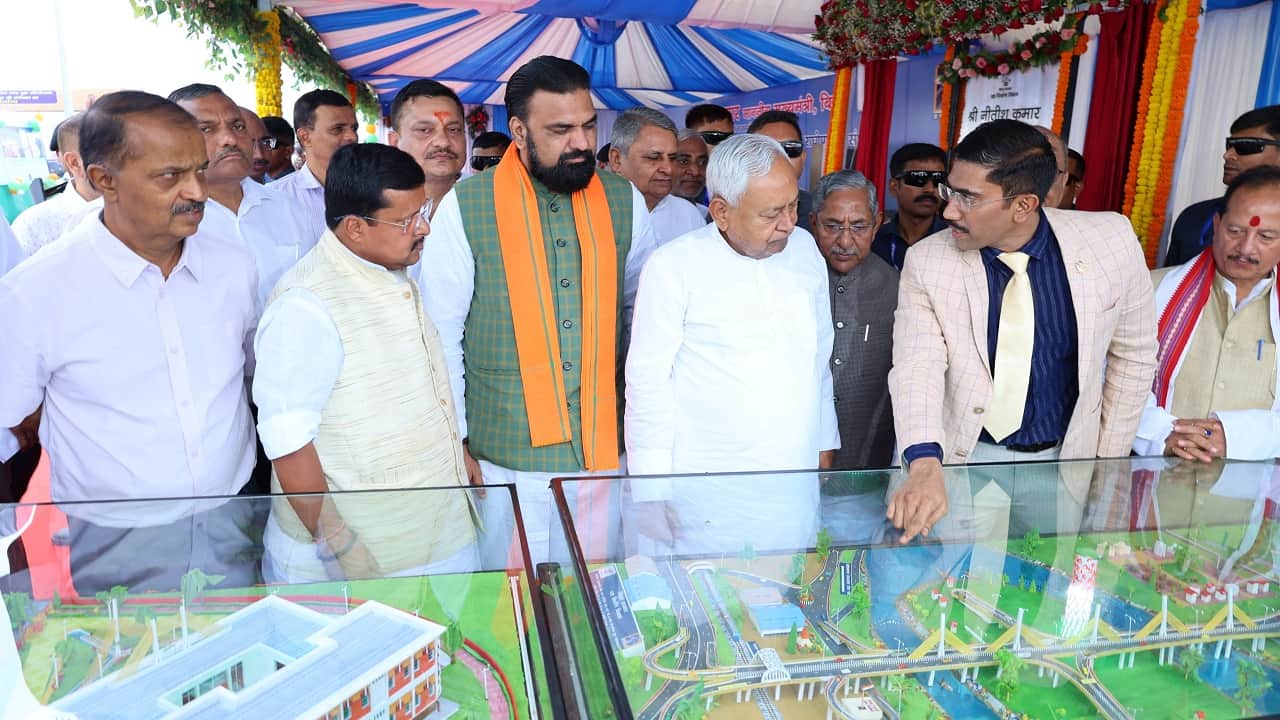 Bihar: Inauguration of Kachi Dargah-Bidupur six lane bridge CM Nitish Kumar Raghopur Tejashwi Yadav Ganga