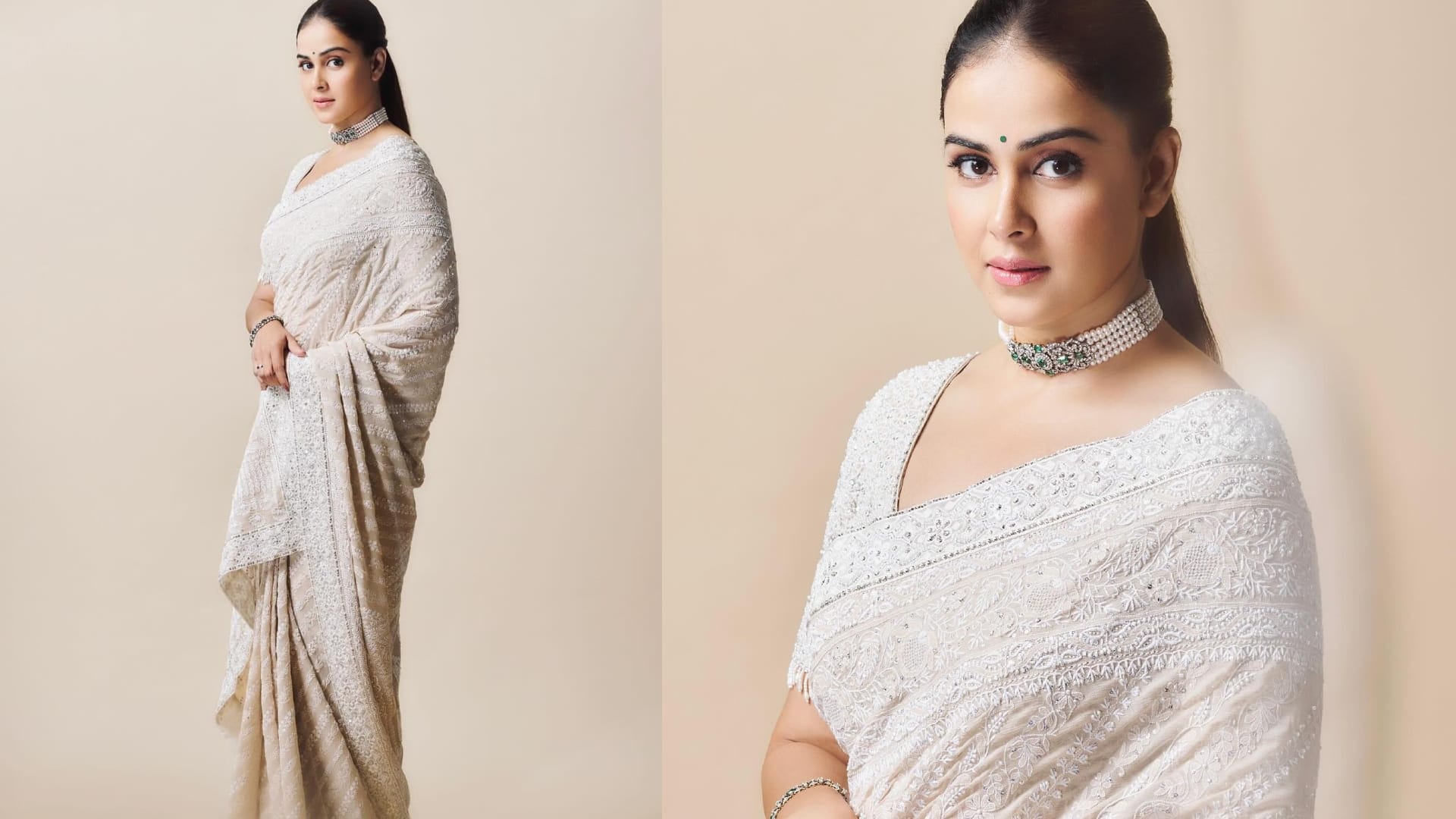 तिरंगे के रंग की साड़ी