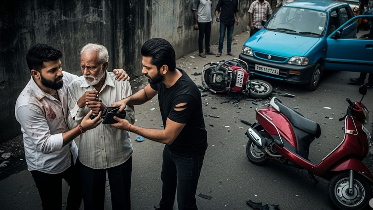 fake accident scam in Bengaluru senior citizen car driver looted why should you install dashcam