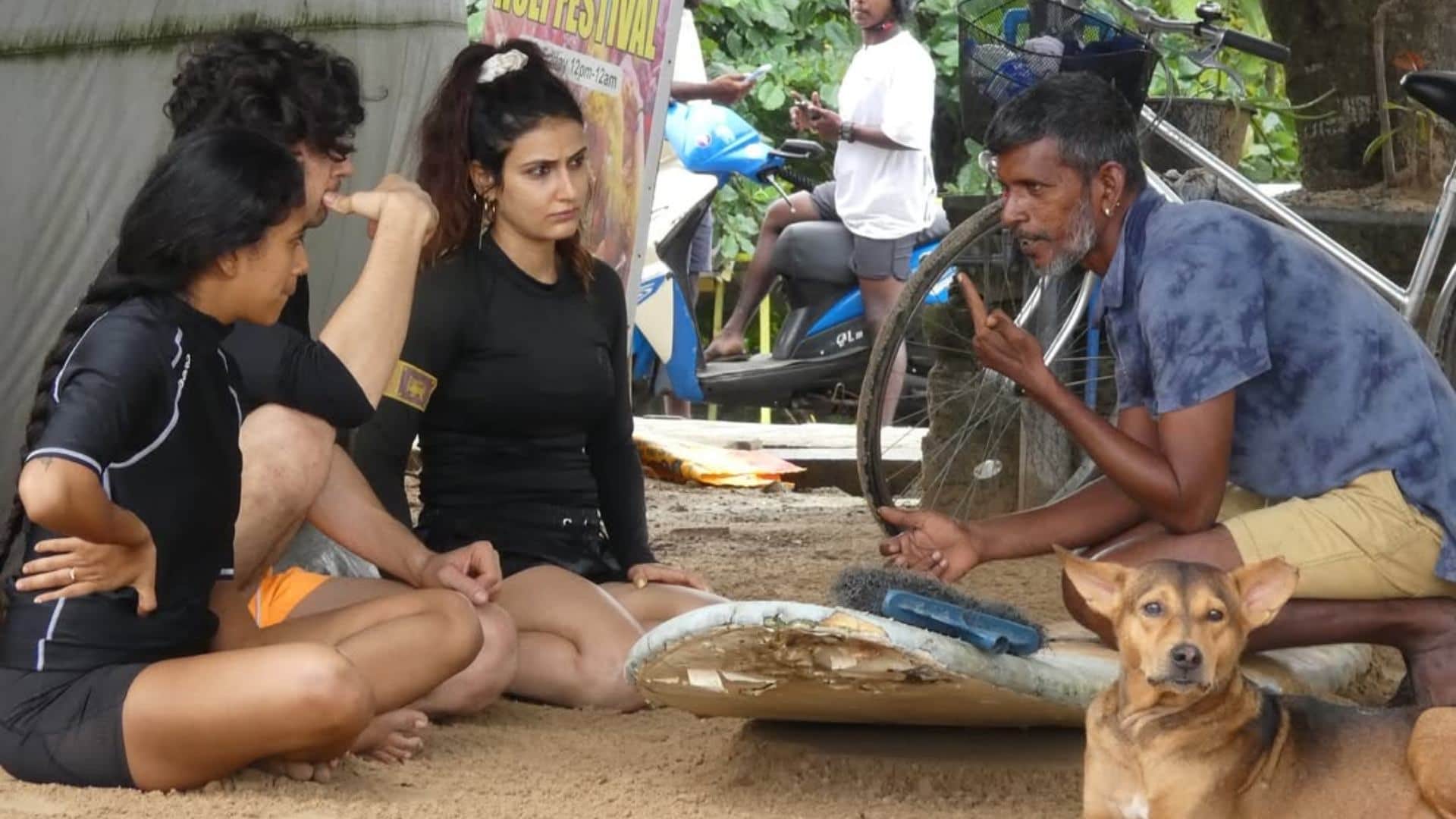 Fatima Sana Shaikh learn surfing shares photos in monokini
