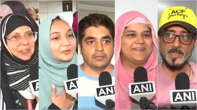 ईरान से भारत लौटे नागरिक