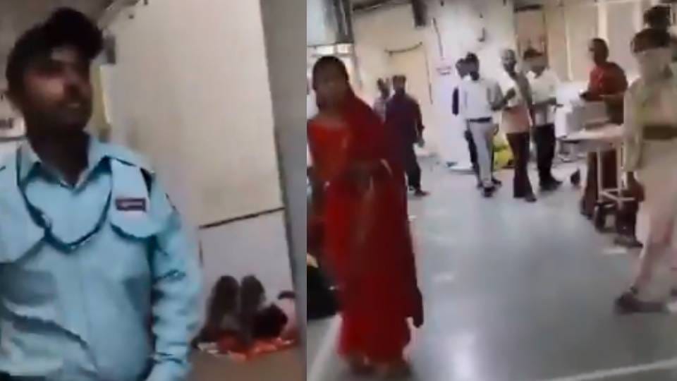 woman kept screaming for treatment of her brother in KGMU trauma centre in Lucknow guard accused of assault