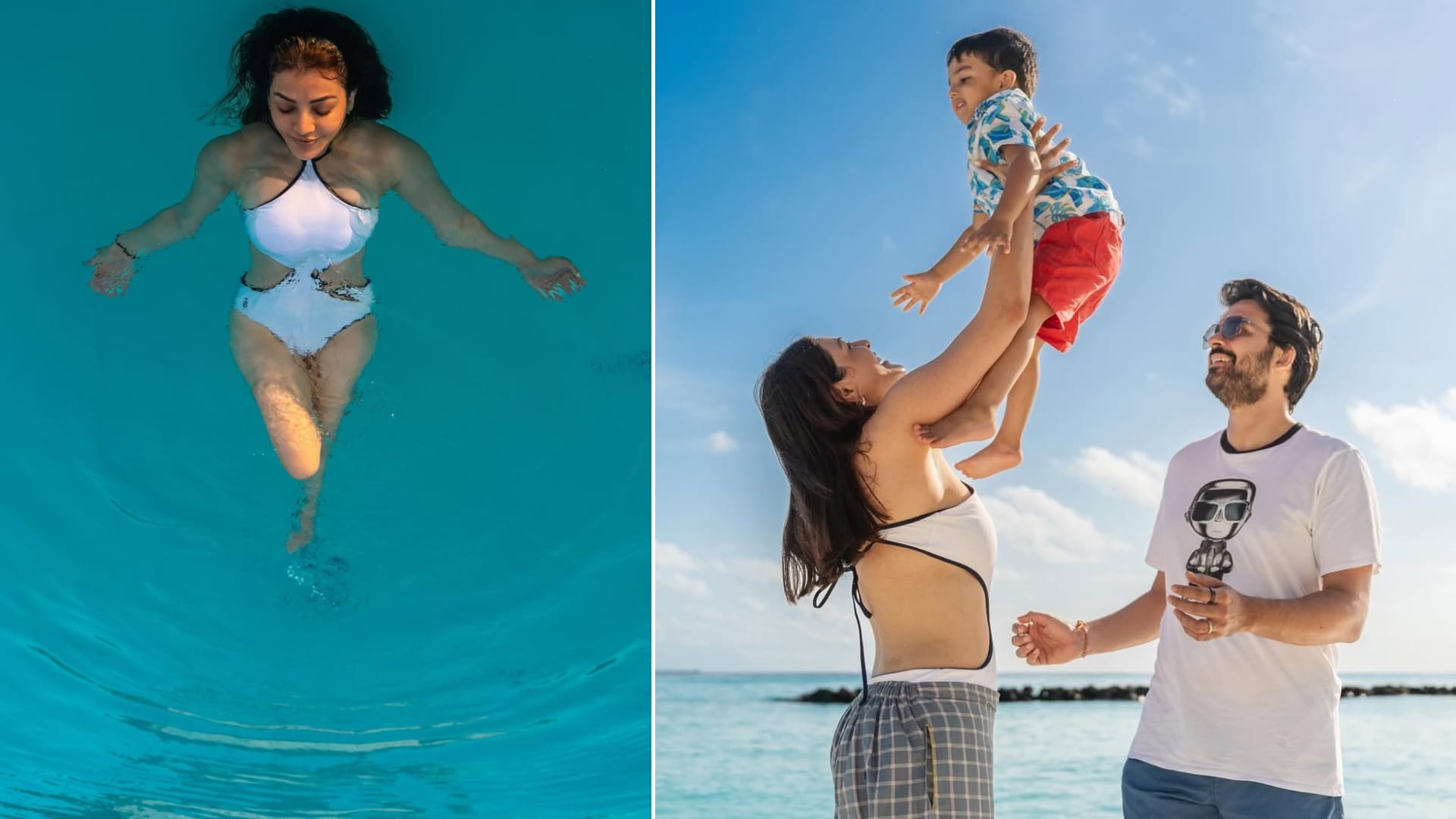 south actress kajal aggarwal Kitchlu celebrates birthday in maldives says Overflowing with love and gratitude