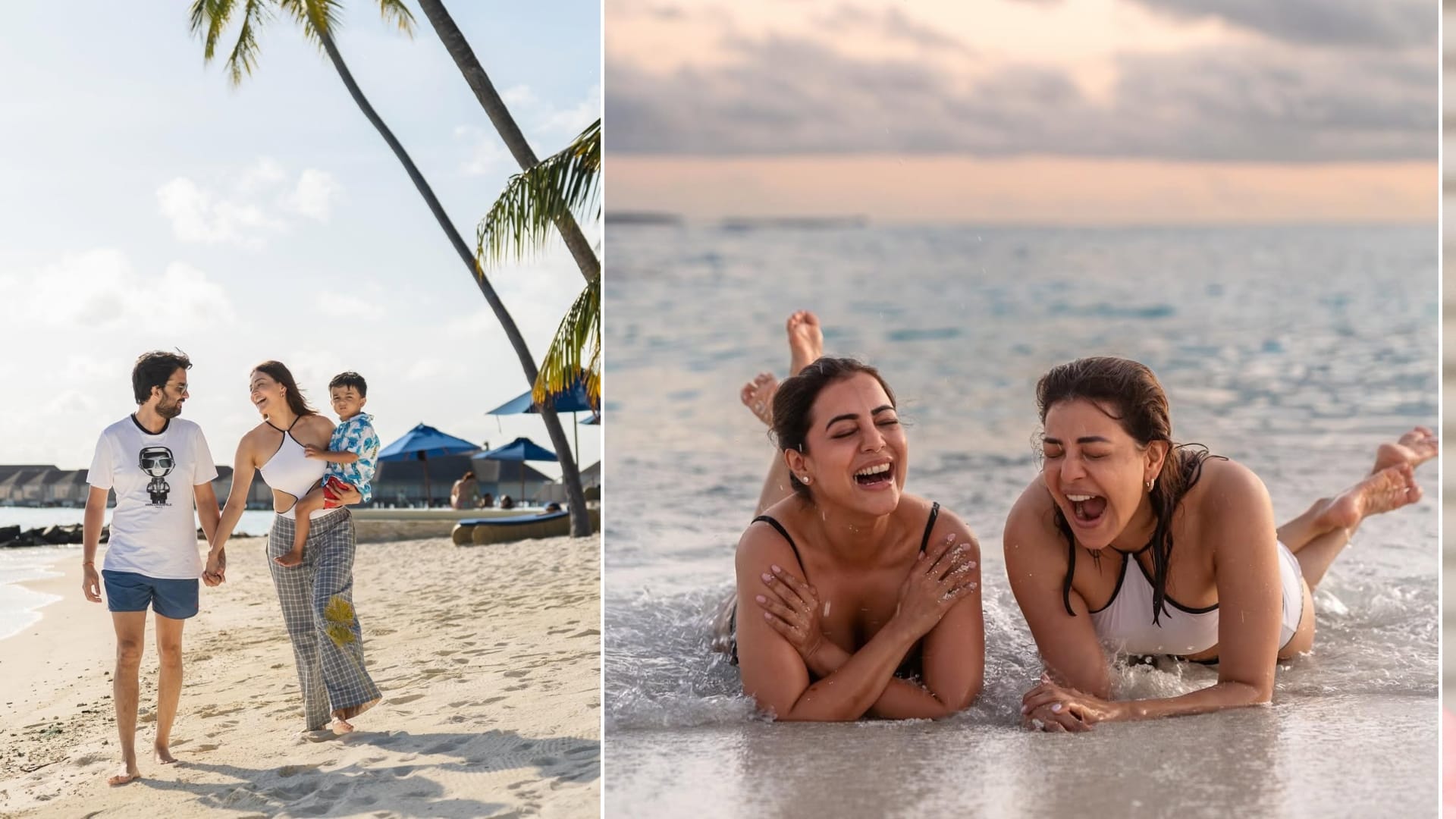 south actress kajal aggarwal Kitchlu celebrates birthday in maldives says Overflowing with love and gratitude